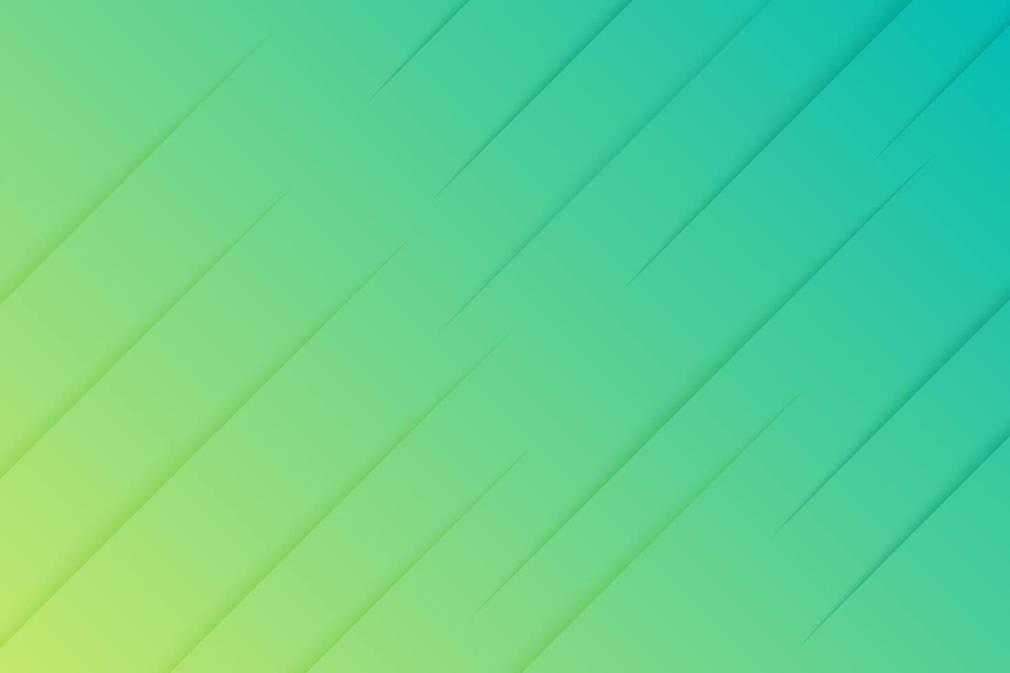 Green Gradient Abstract Background with Diagonal Shadow Lines vector