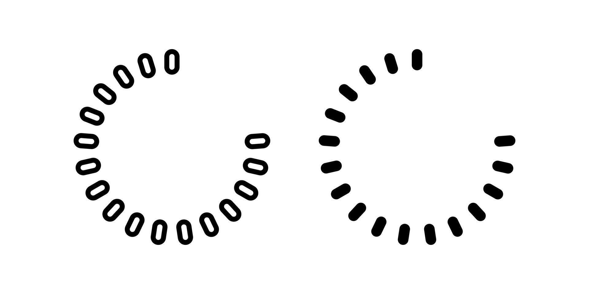 Loading icon set. for mobile concept and web design. illustration vector