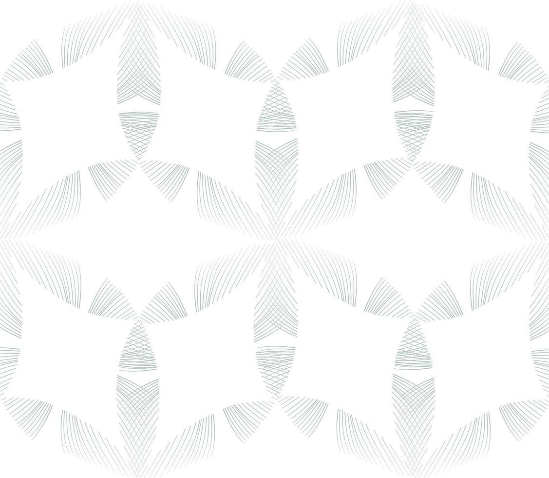 Floral line artistic decorative endless patern. Abstract organic shapes ornamental tile leaves and lines geometric pattern. vector