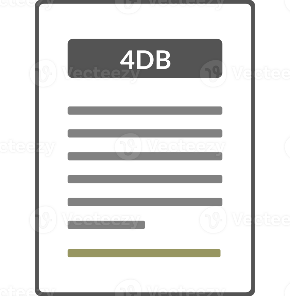 4db Contract Document Icon png