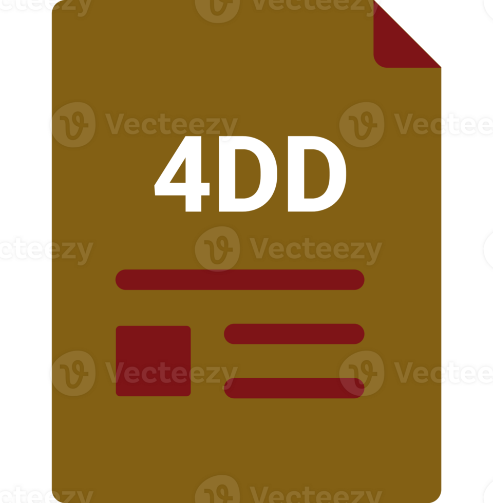 4DD File icon with symbols png