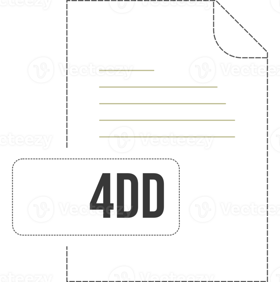 4DD icon black dashed outline v1 png