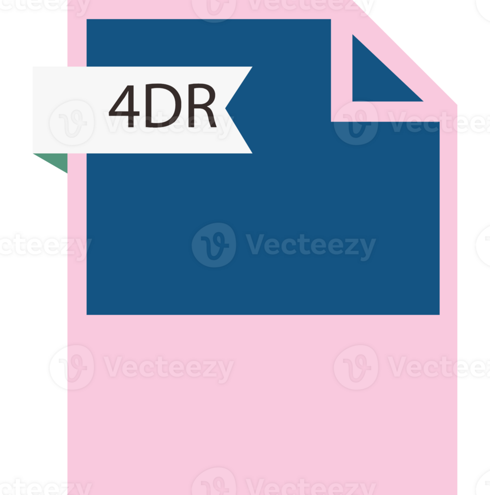 4dr File Format Icon Roe Color Fill png