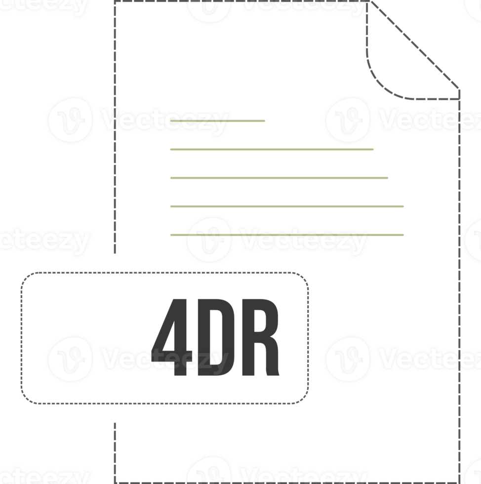 4dr Icon Black Dashed Outline V1 png