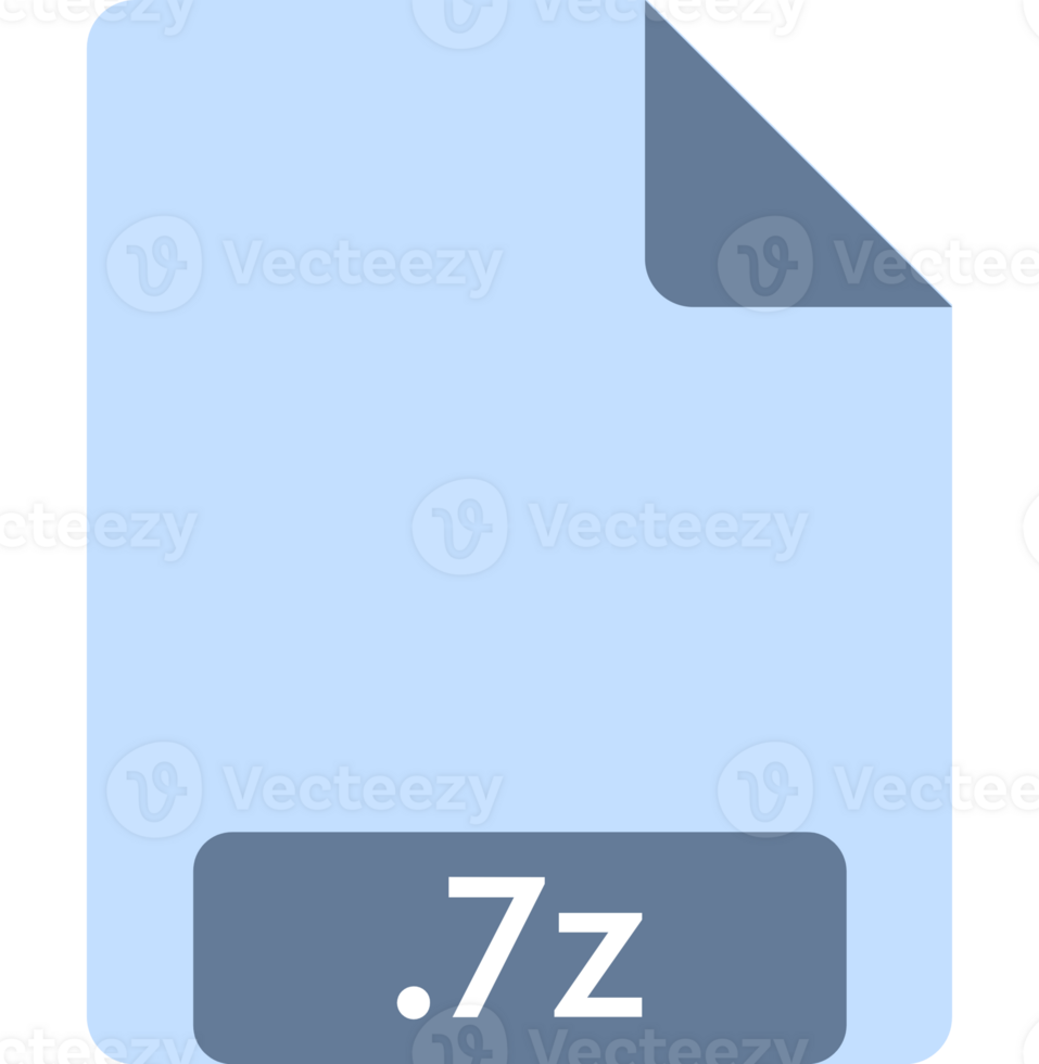 7z File Icon Minimal png