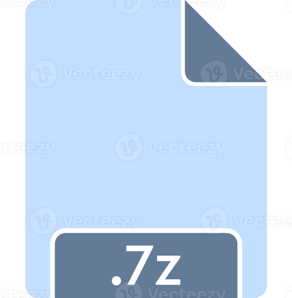 7z File Minimal Icon png