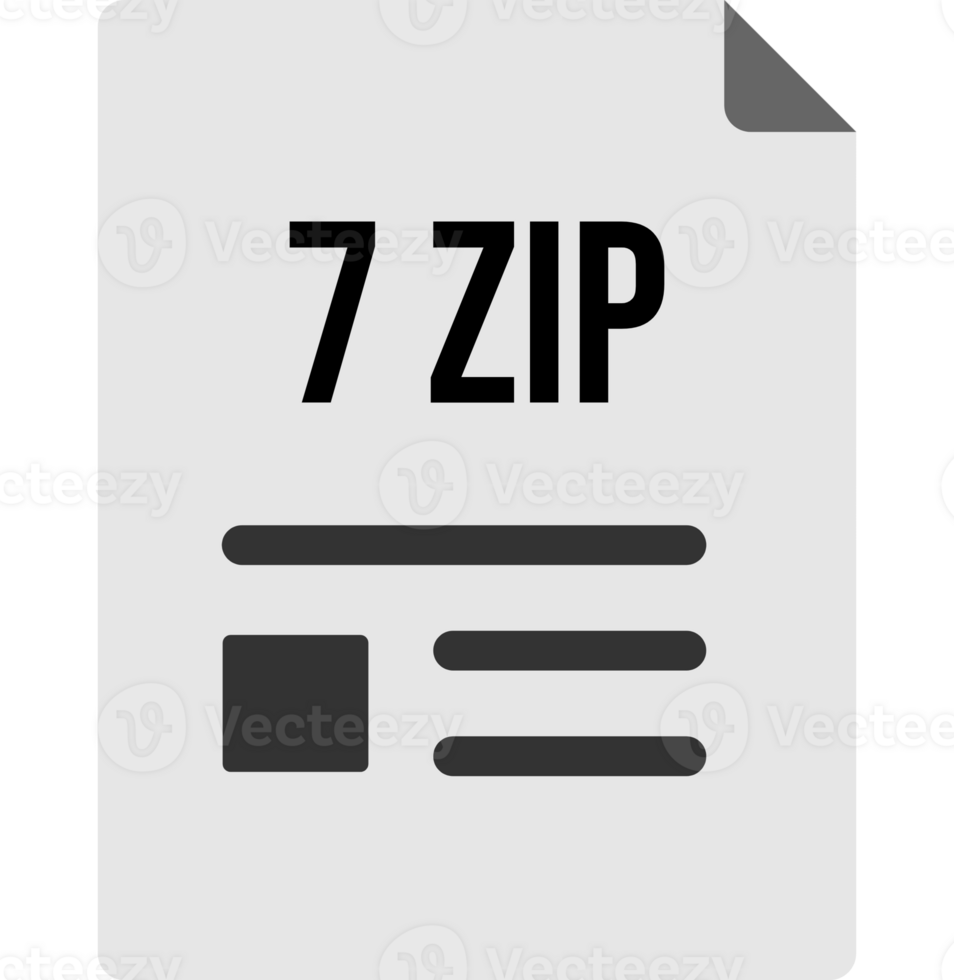 7zip File Icon With Symbols png