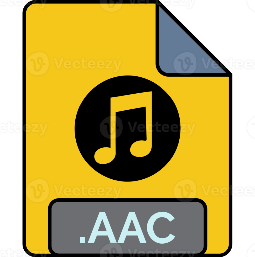 Aac File Extension Icon Black And Grey png