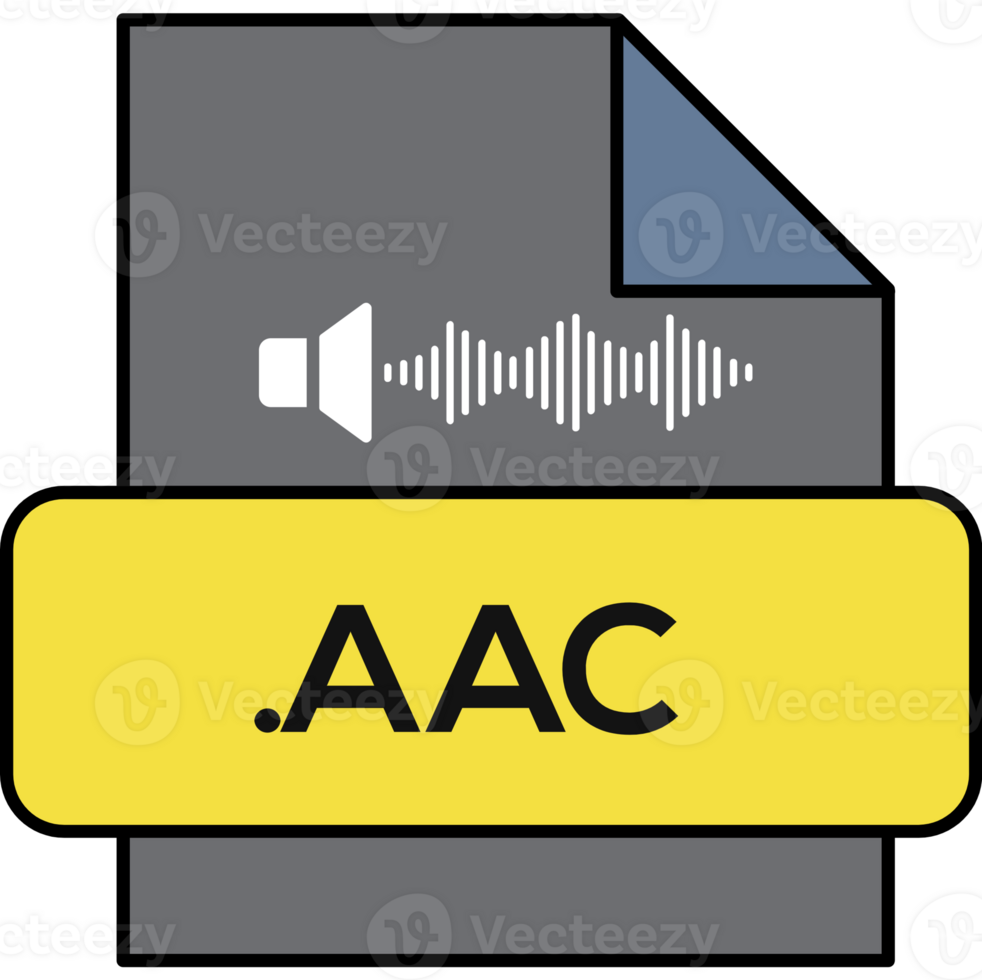 Aac File Extension Icon Orange And Green Fill png
