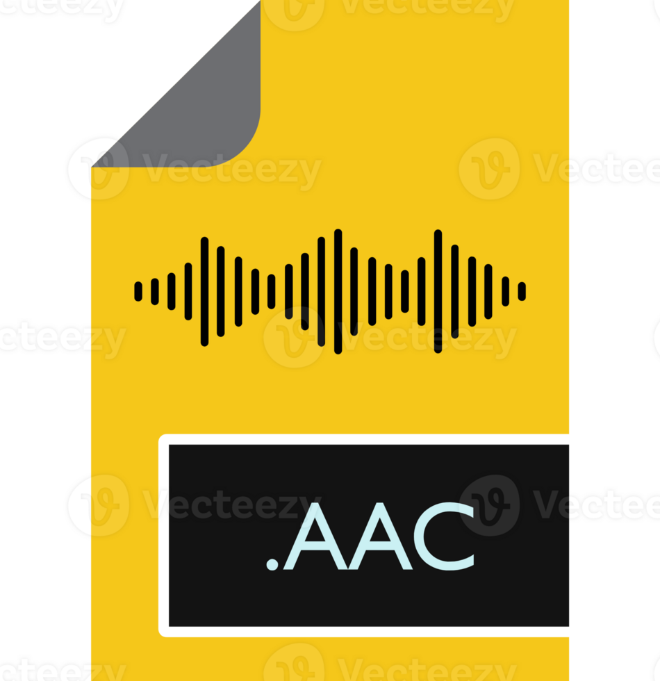 Aac File Format Icon Black Fill png