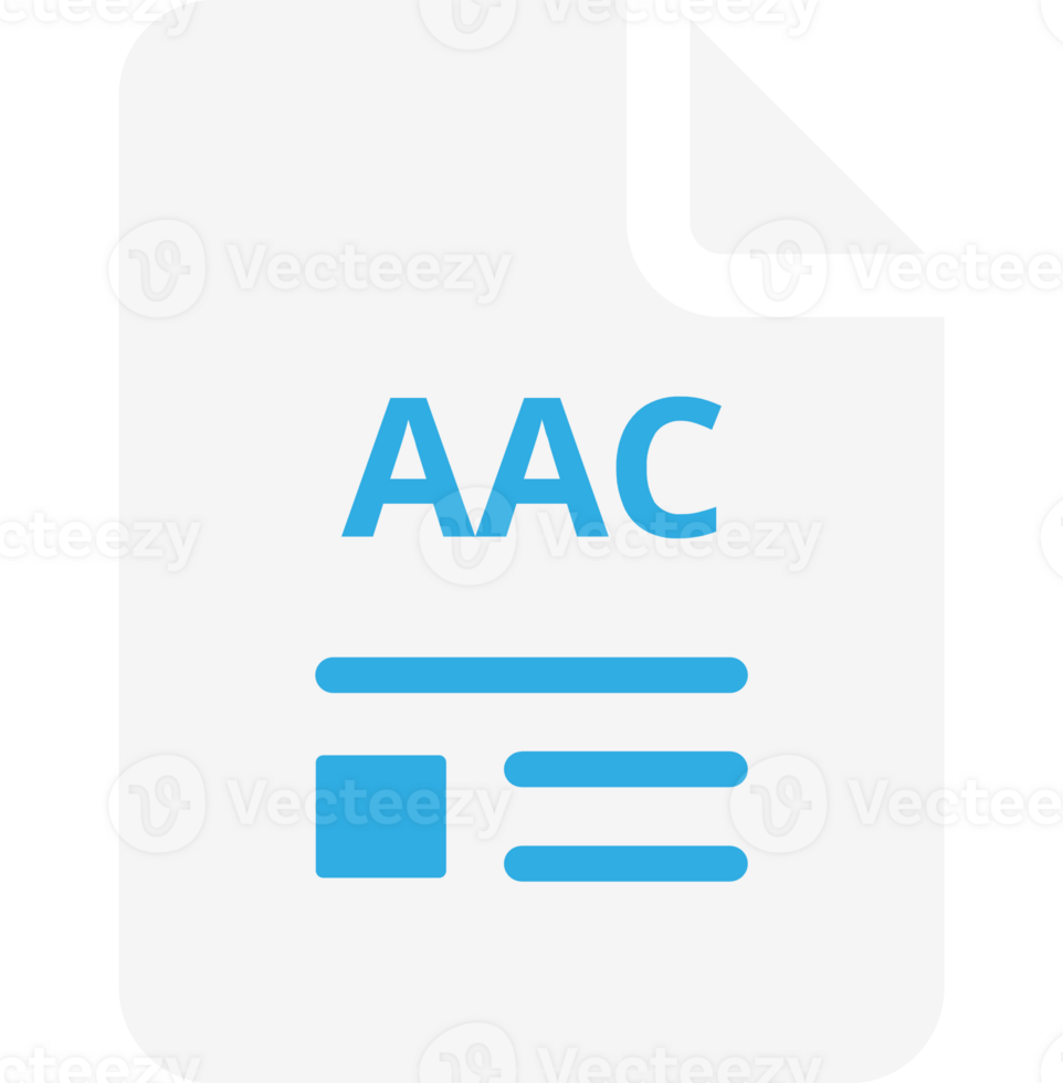 Aac File Icon Minimal Outline With Symbols png