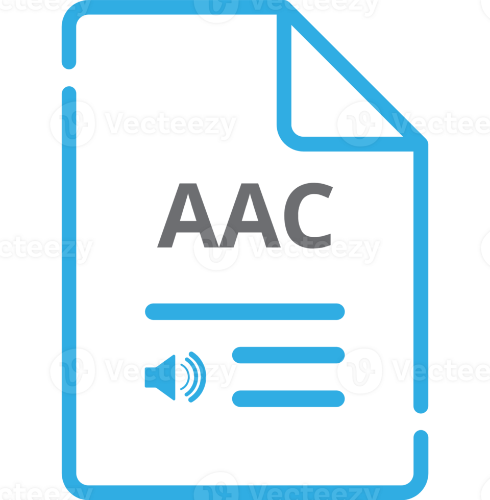 Aac File Icon With Symbols png