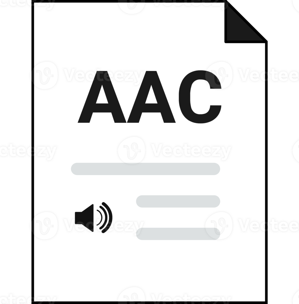 Aac Icon Black Thick Outline png