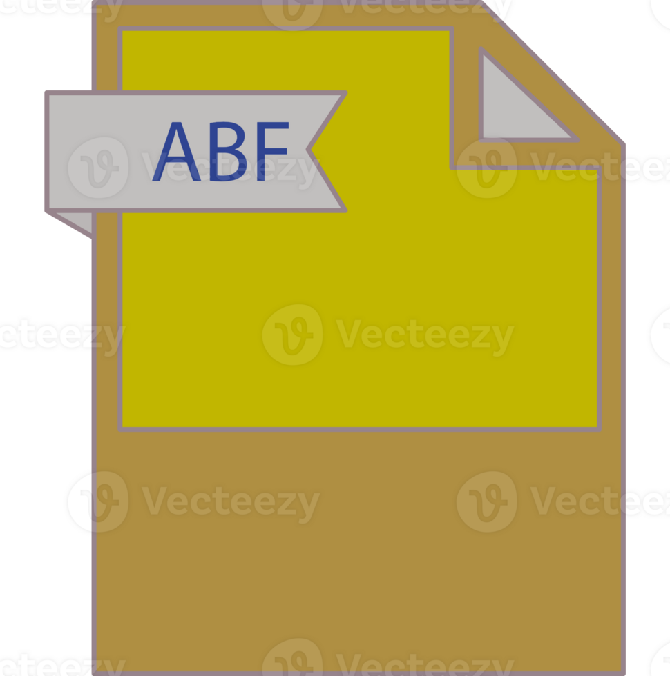 Abf File Format Icon Minimal png