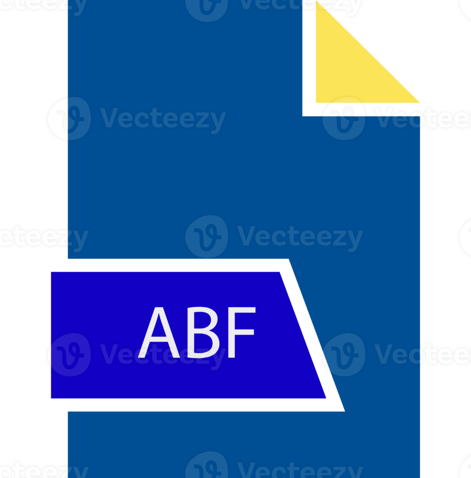Abf File Format Icon Shape png