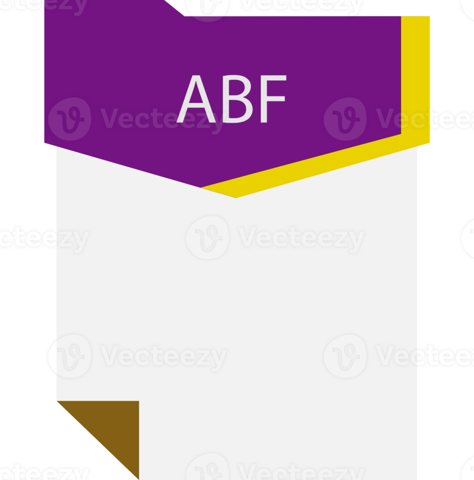 Abf File Format Minimal Icon png