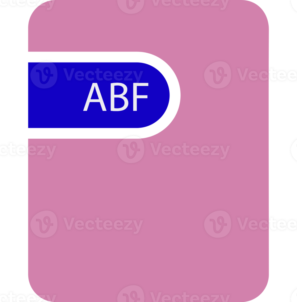 Abf File Icon Black Fill And Empty For Symbol png