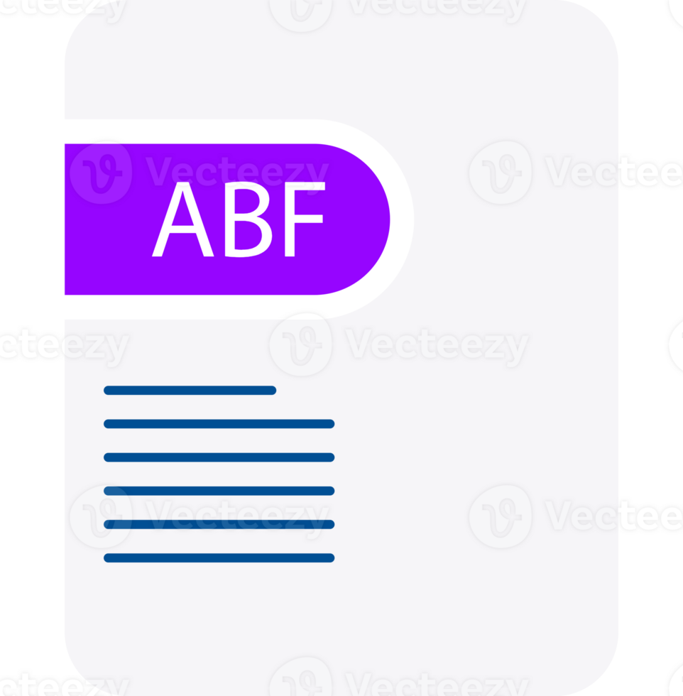 Abf File Icon Deep And Minimal png