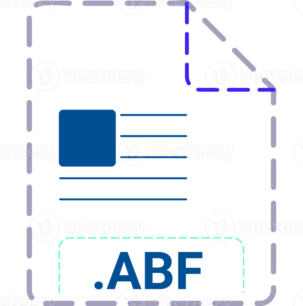 Abf File Icon Minsk Dashed Rounded Outline png