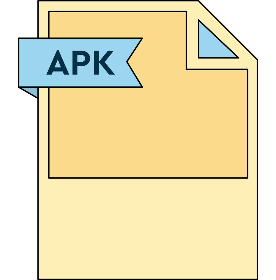 Apk File Format Icon Minimal png