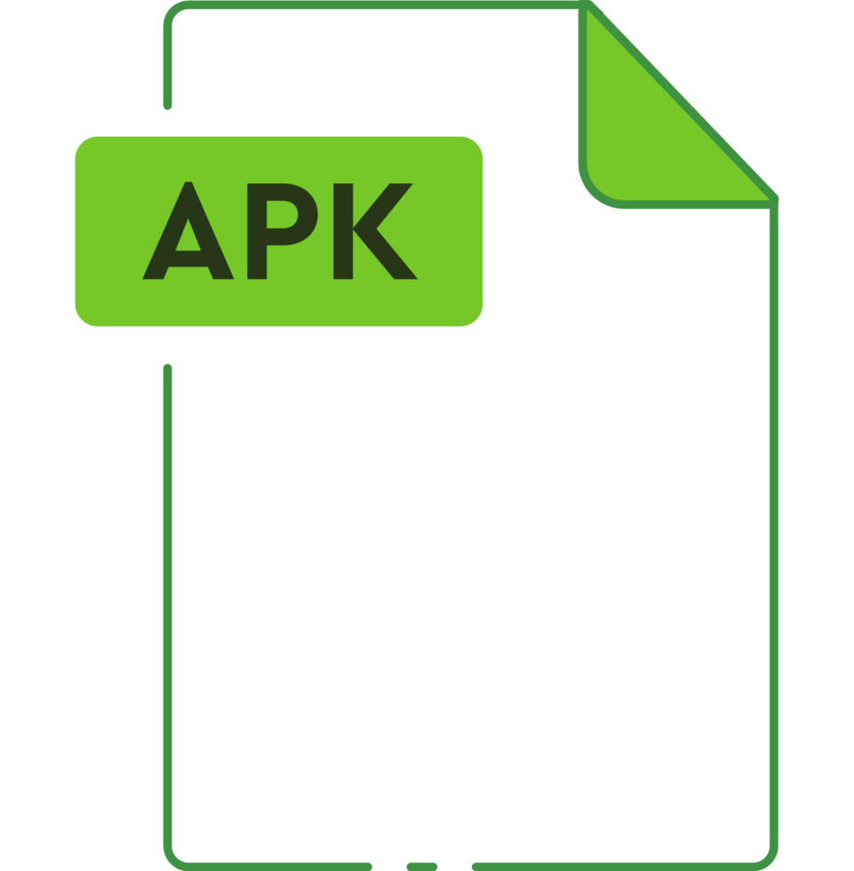 Apk File Format Minimal Icon Outline png