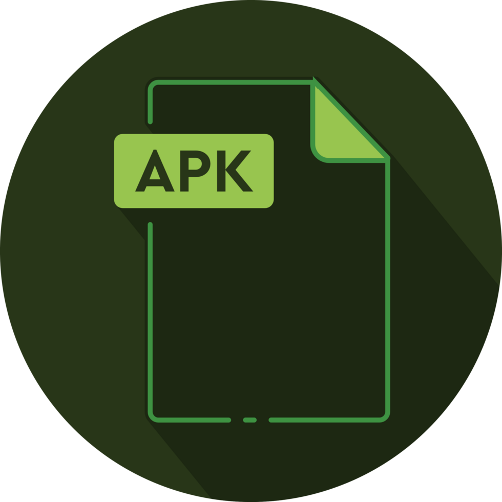 Apk File Format Minimal Icon With Circle Outside png