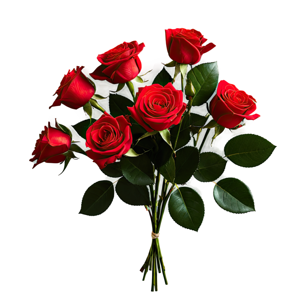 Elegant Red Rose Stems png