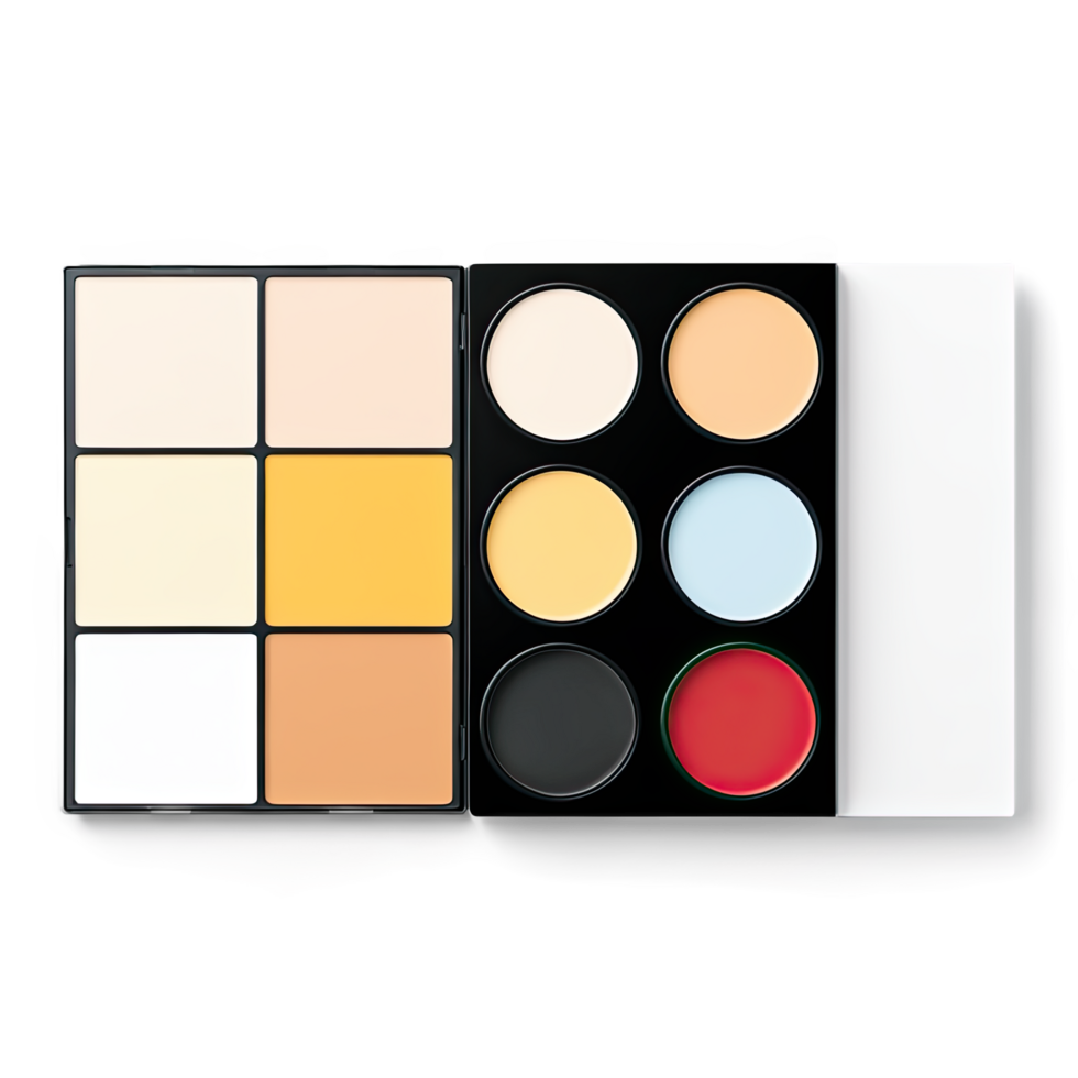 Professional Eyeshadow Palette with Neutral and Bold Shades in Compact Case png