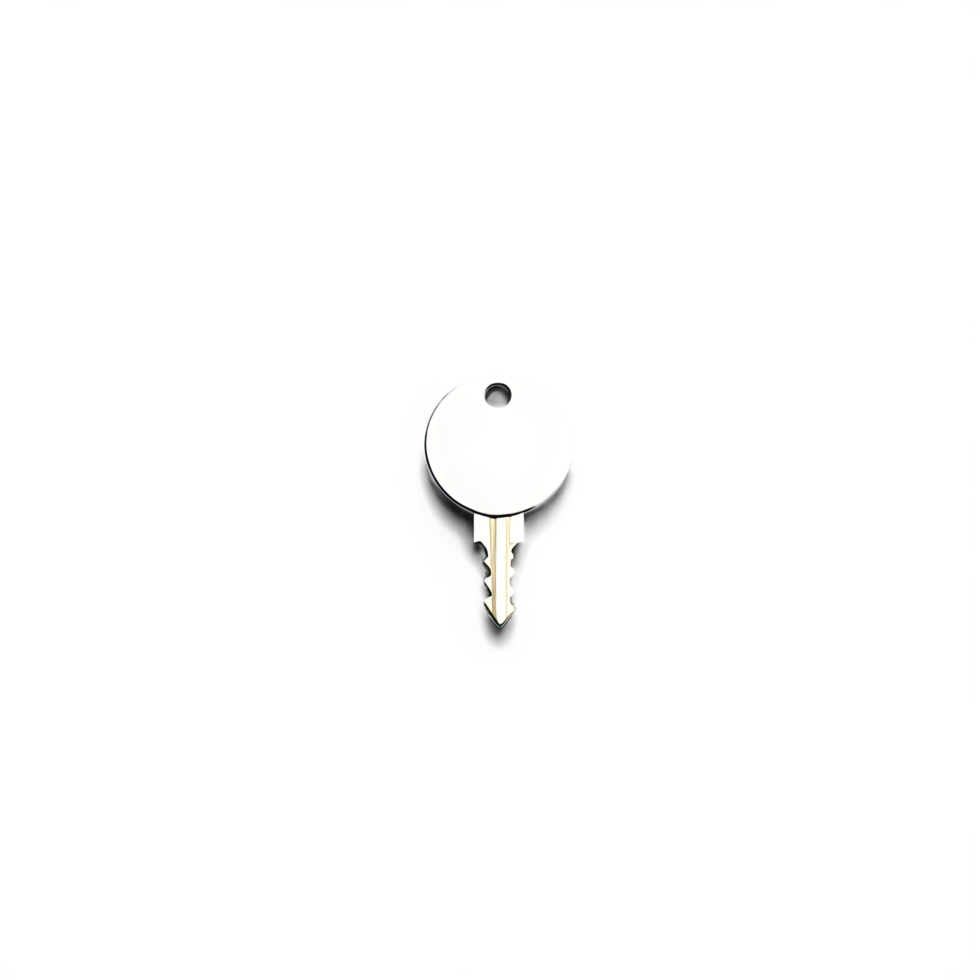 Small Round Key for Locks or Symbolic Use png