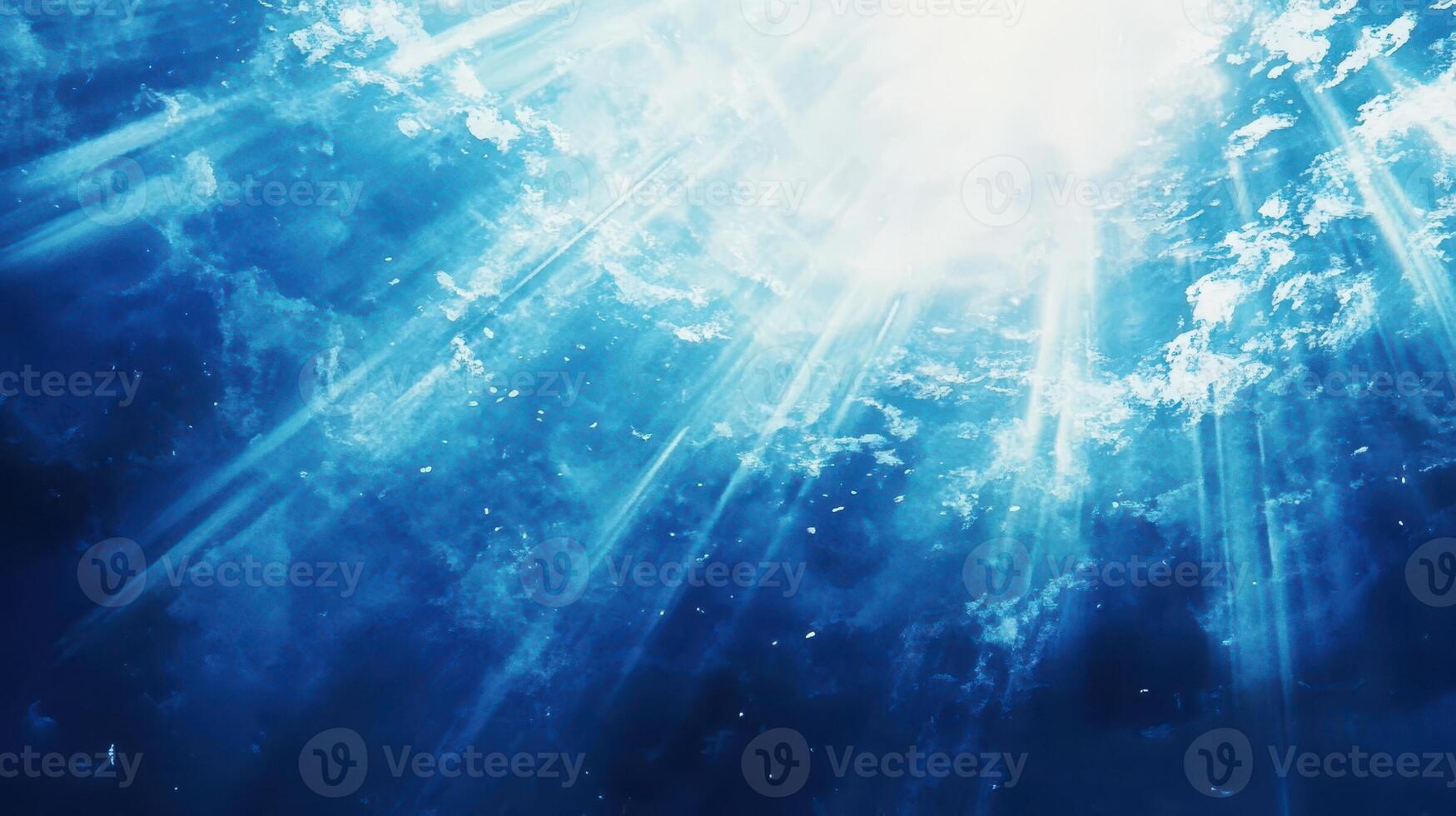 Sunbeams and Shallows An Abstract Oceanic Impression photo