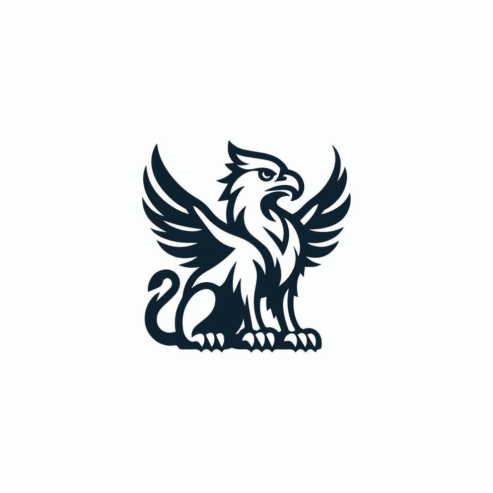 black and white logo for a company vector