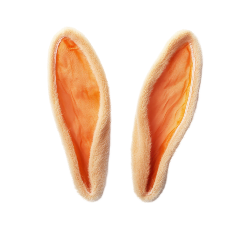 Soft and fluffy animal ears ideal for costume parties and playful dress-up activities at home png