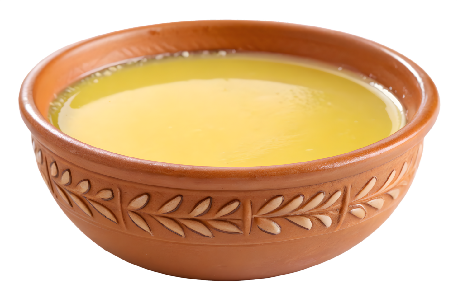 Bowl of Ghee Clarified Butter Photo png