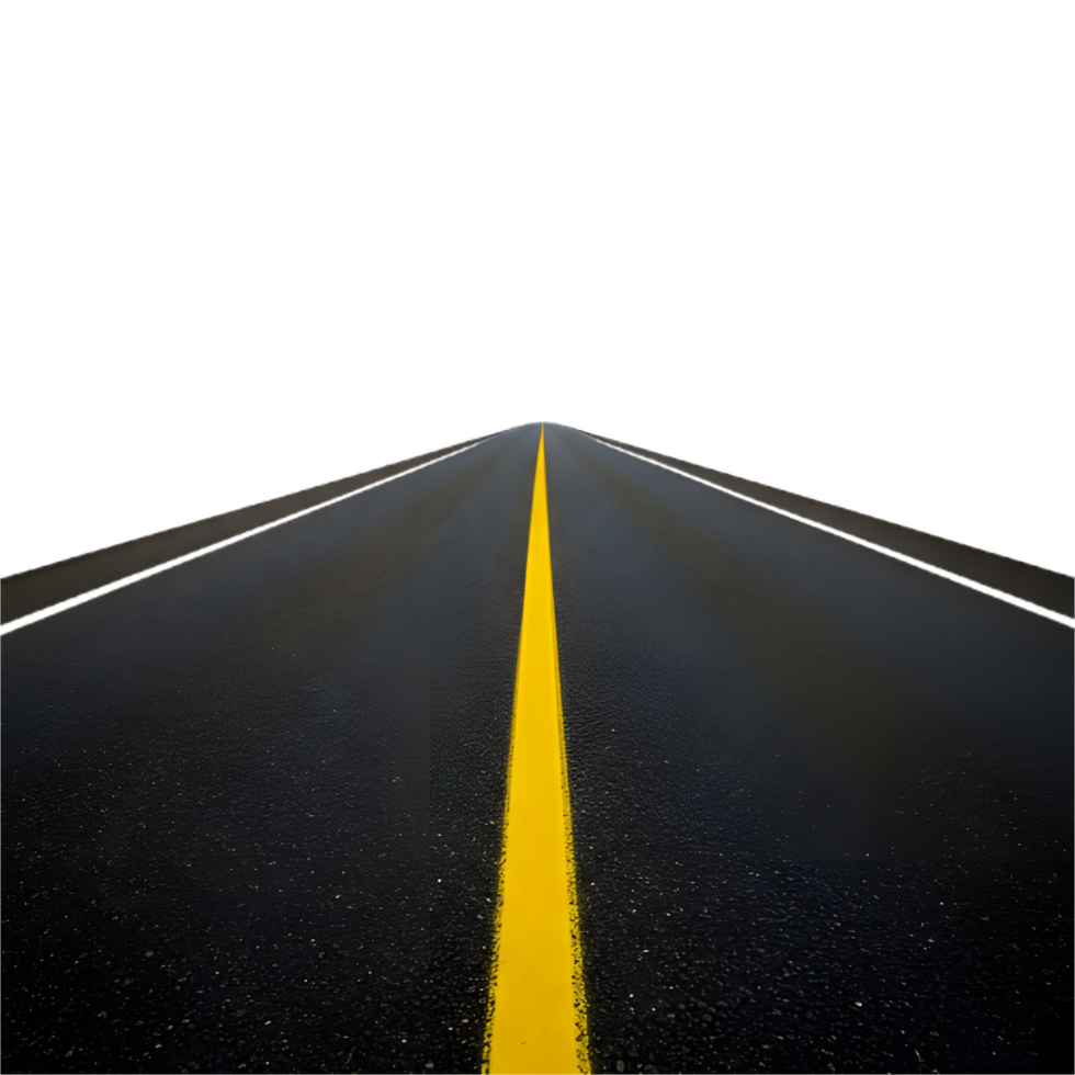 Twisted asphalt paved roads png