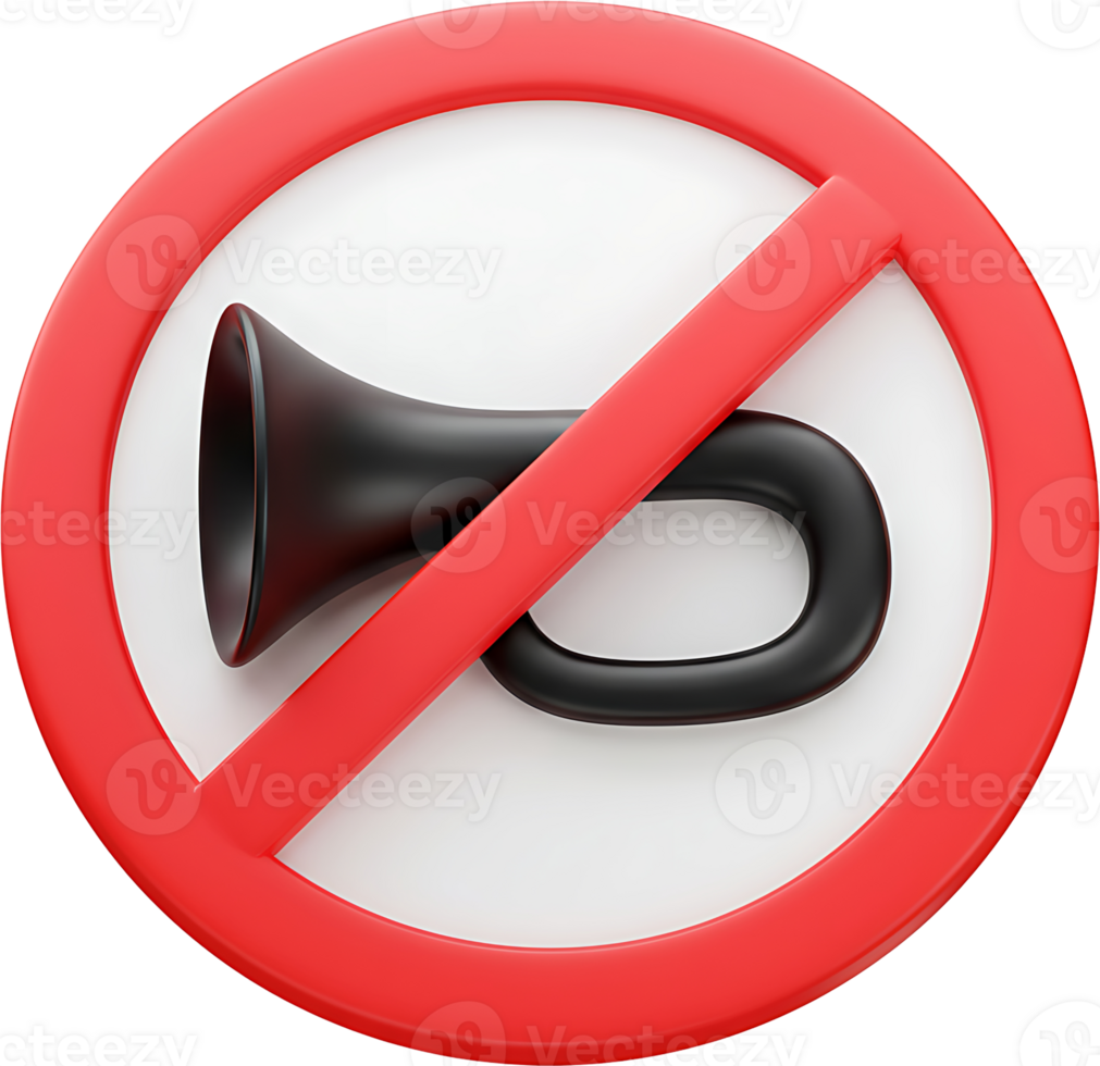 No horn icon on a black background png