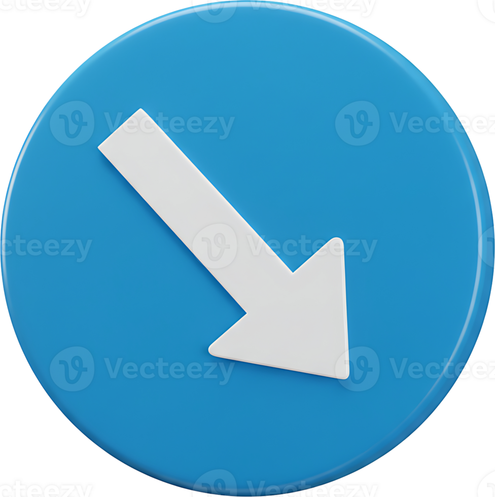 A blue button with an arrow pointing up png