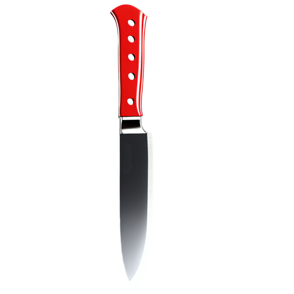 A knife with a sharp blade and ergonomic handle, designed for cutting, slicing, and precision tasks in cooking, crafting, and outdoor activities. png