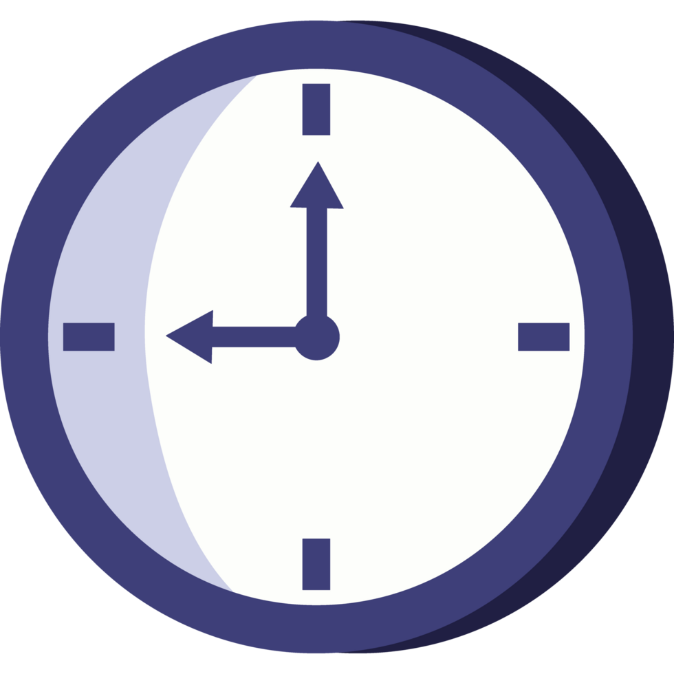 clock time office isolated icon png