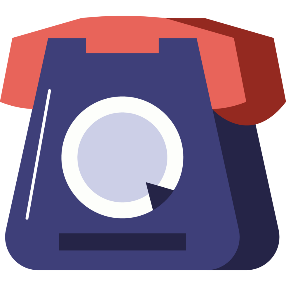 phone office supplies isolated icon png