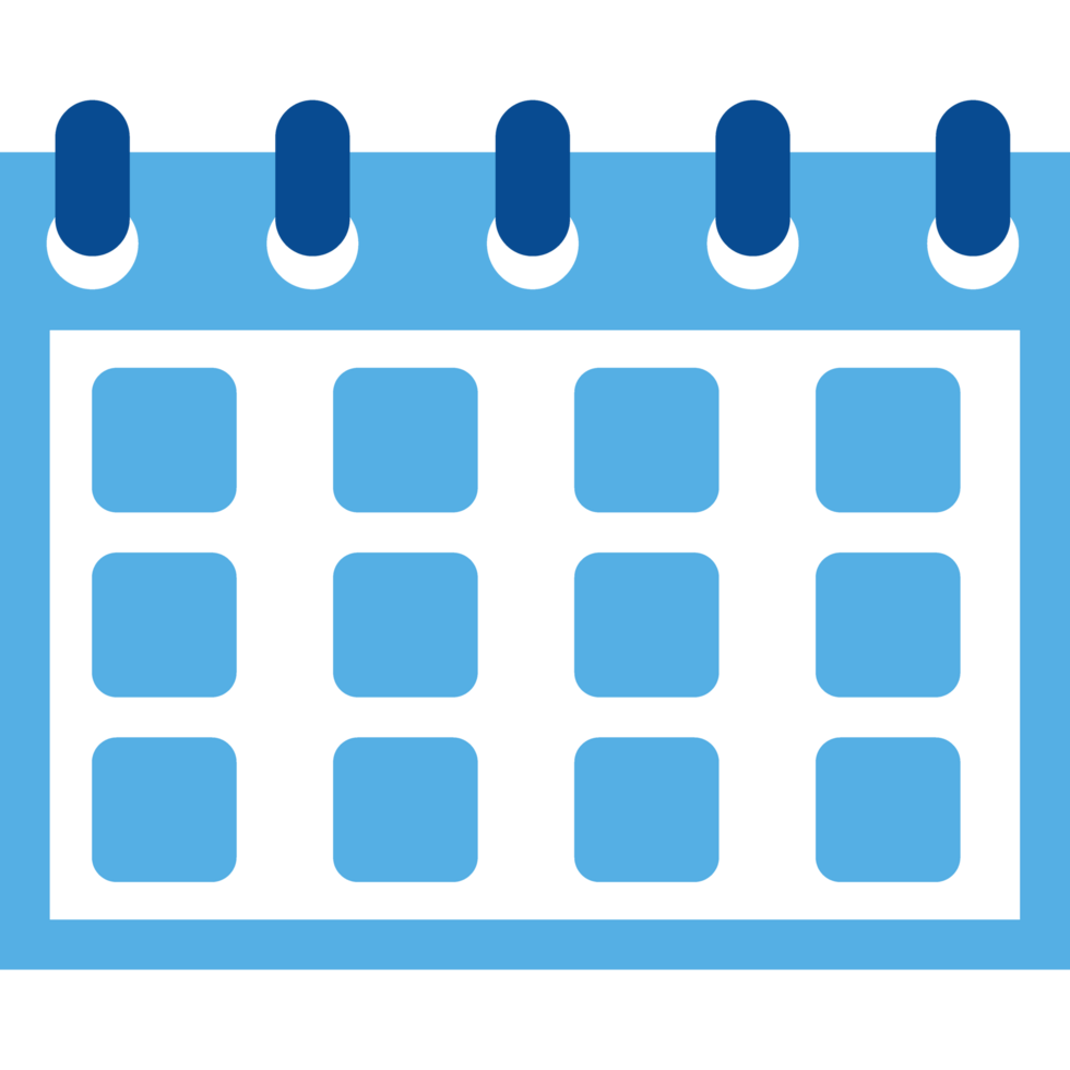 calendar office supplies isolated design png