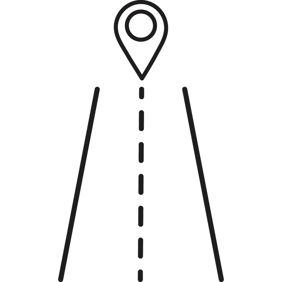 route location icon line style png