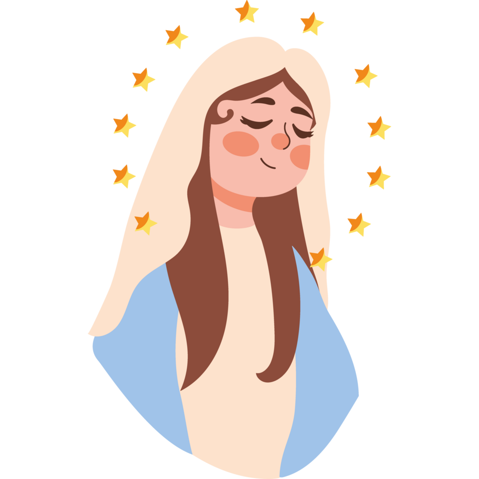 miraculous virgin character isolated png