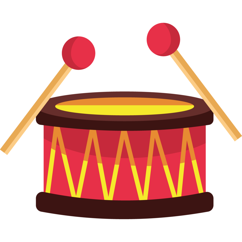 drum baby toy isolated icon png