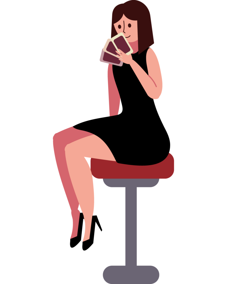 woman holding casino cards isolated png