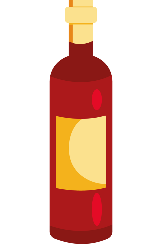 wine bottle drink isolated design png