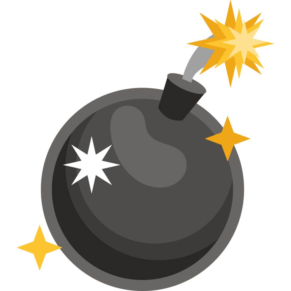 casino games bomb item isolated png