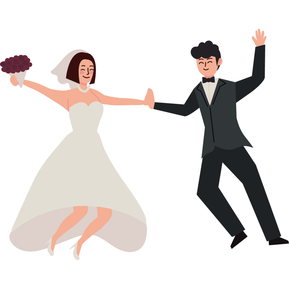 wedding couple dancing icon isolated png