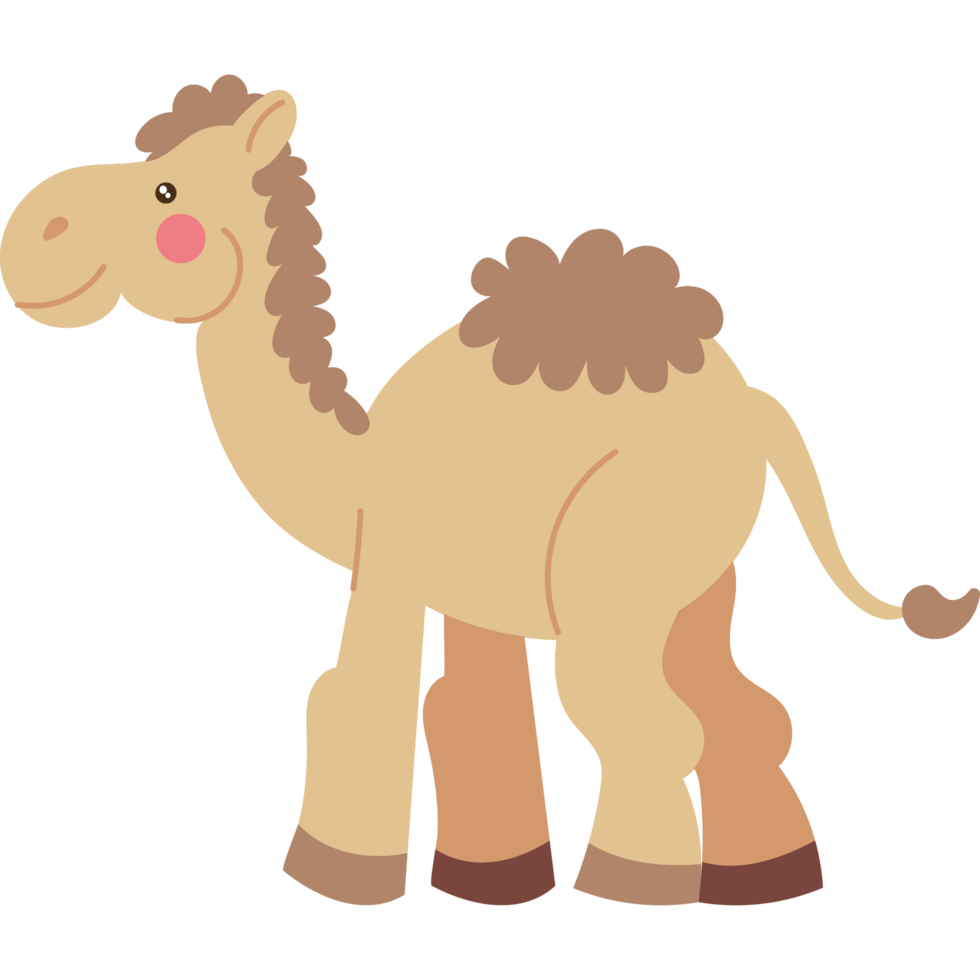camel desert animal icon isolated png