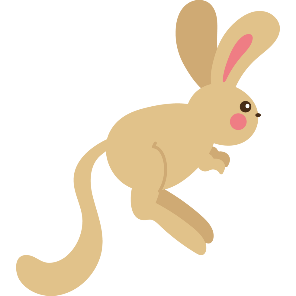kangaroo rat desert animal icon isolated png