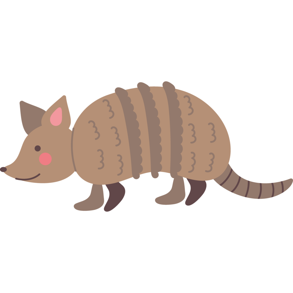 armadillo desert animal icon isolated png